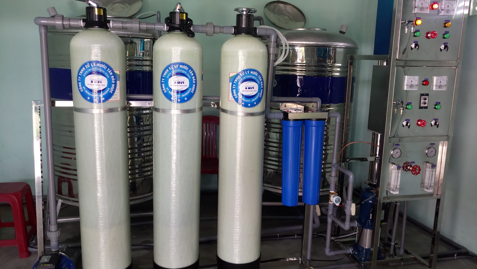 Hệ thống lọc nước tinh khiết 1200lít/h